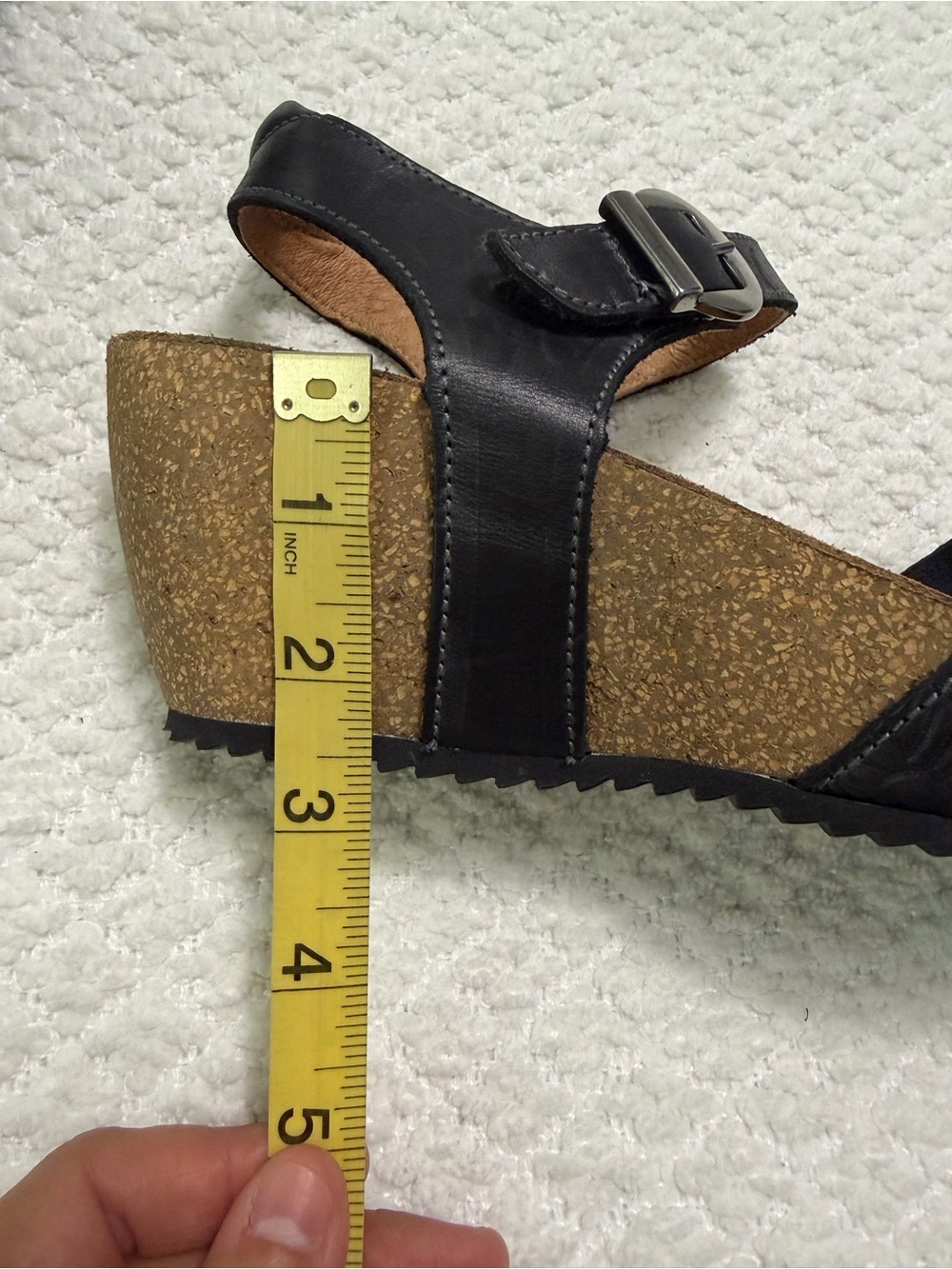 Taos Floral Embossed Leather Adjustable Straps Wedges Women’s Size 9-9.5 - Picture 13 of 13